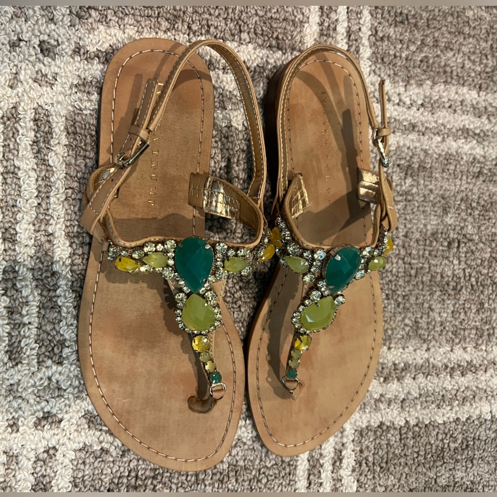 Ivanka Trump Pansy jewel sandals ✨